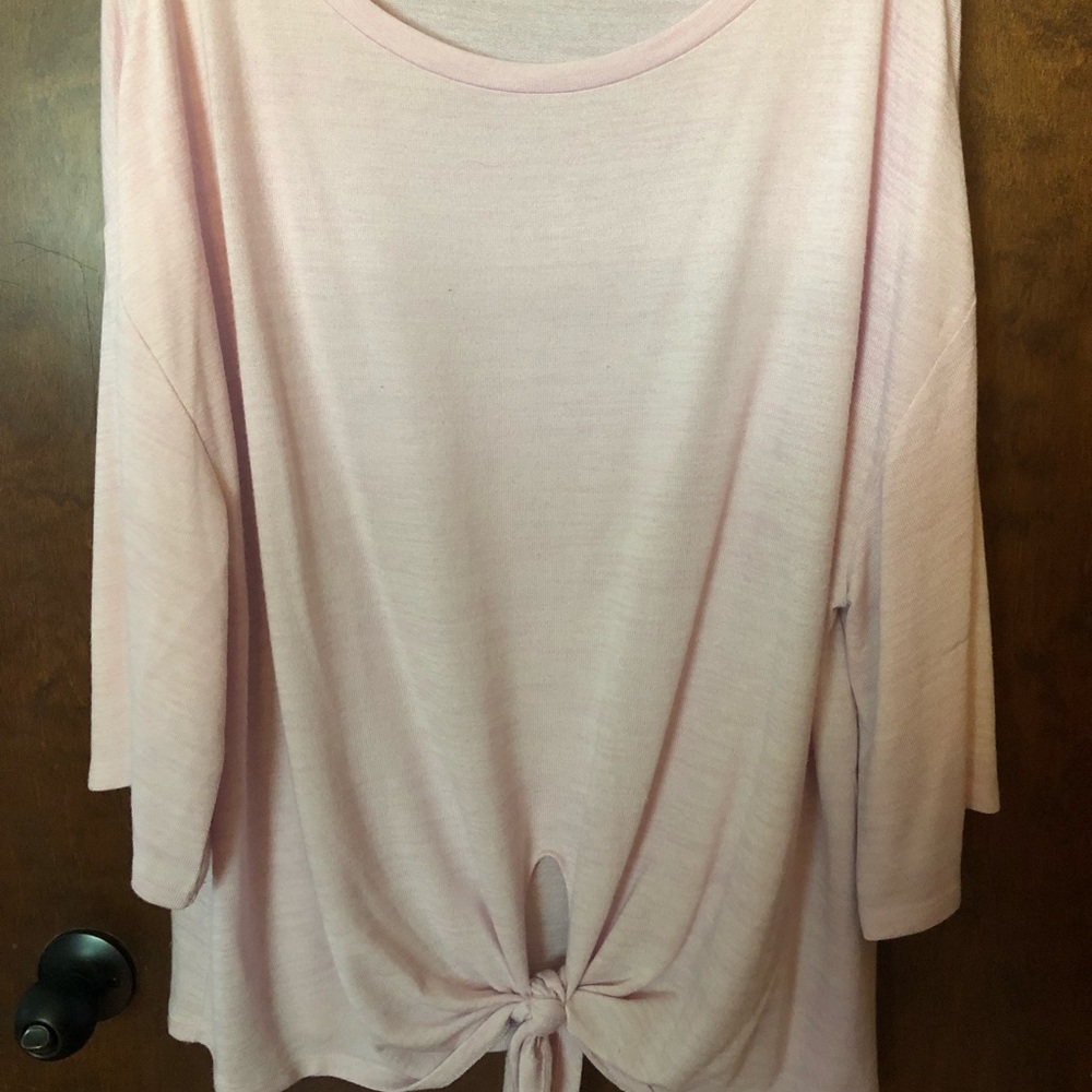 Gap Flared Sleeve Tie Front Top